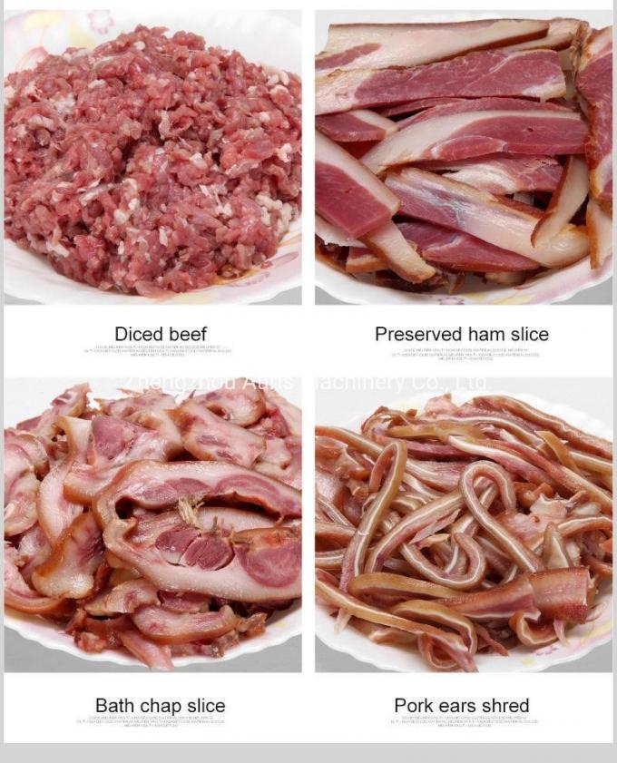 Отрезать автоматического замороженного мяса машины шевера Slicer землекопа цыпленка рыб свинины выкапывая бреющ машину обработки