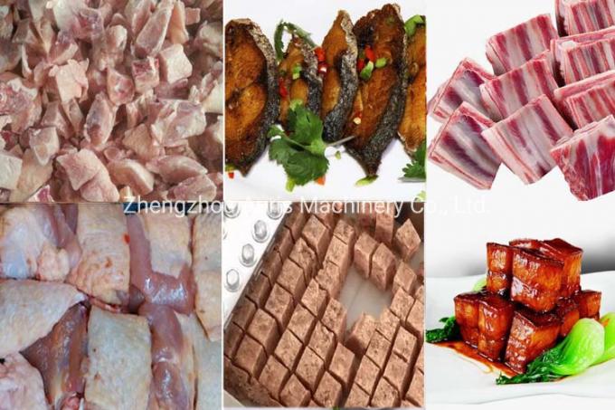 Мясо автоматического резца куба цыпленка бройлера все и машина отбивной котлеты овечки стейка автомата для резки косточки Dicing
