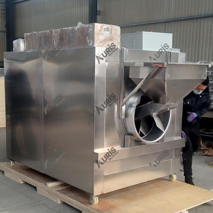 Электрическая машина жарить в духовке арахиса машины 200kg/H Roaster кофе анакардии 6