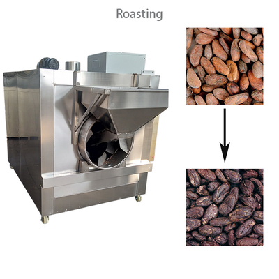 Бурый порох ACP делая машину 200kg h слезая машину Roaster фасоли какао