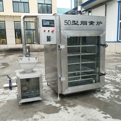 сосиска пара серии машины 50kg мяса 304ss куря курила обрабатывающее оборудование рыб