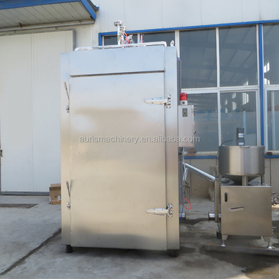 печь коптильни сосиски машины 100kg/H курильщика мяса 100kg Bacth