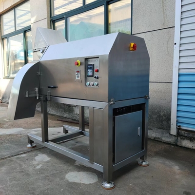 обработка мяса 3000kg/H подвергает автомат для резки механической обработке Slicer мяса куриной грудки электрический